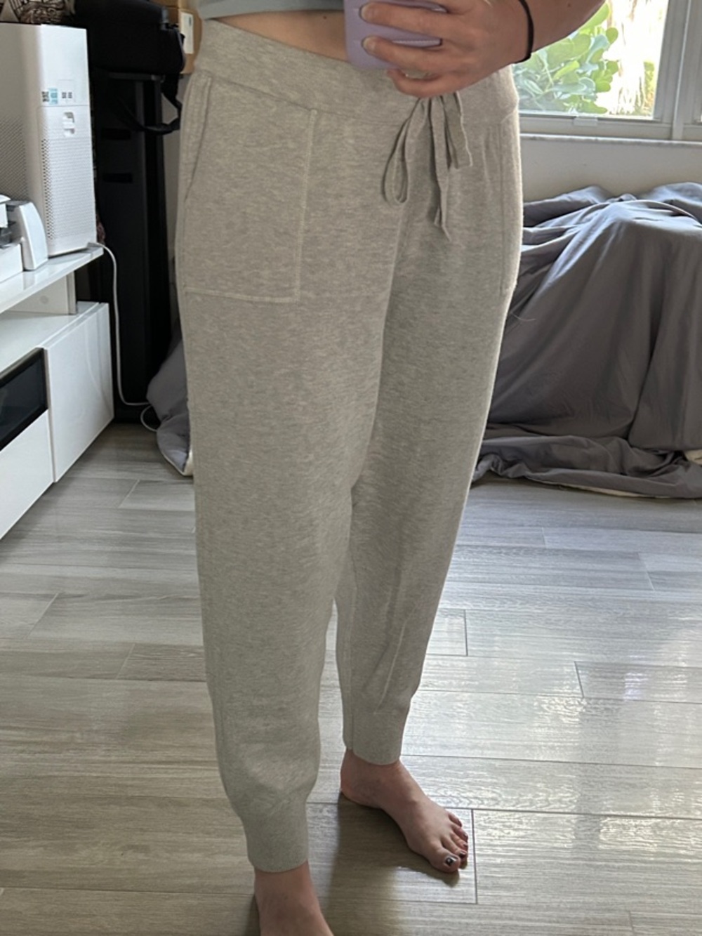 J. Crew Women's Heather Gray Track Joggers NWT